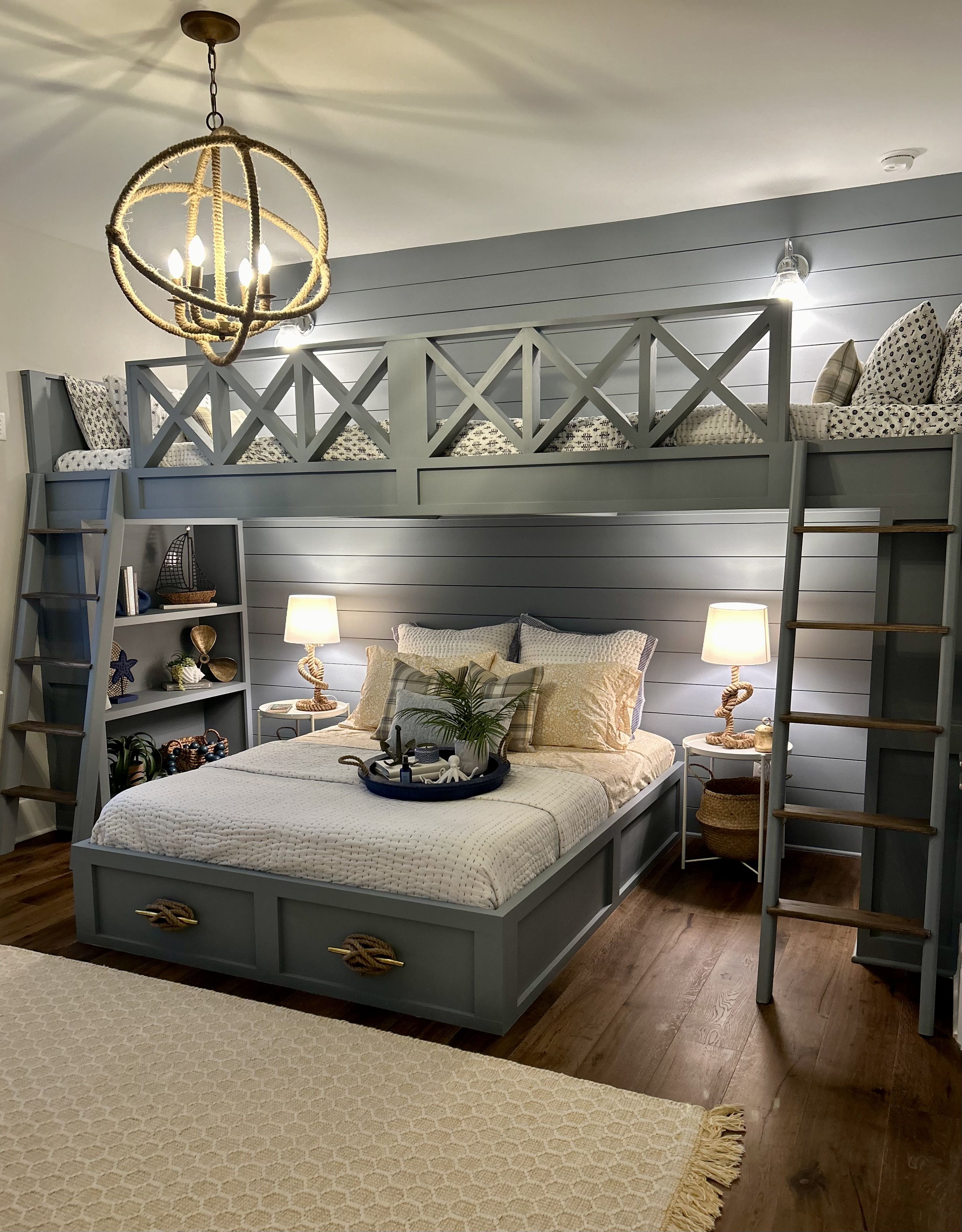 custom bunk bed