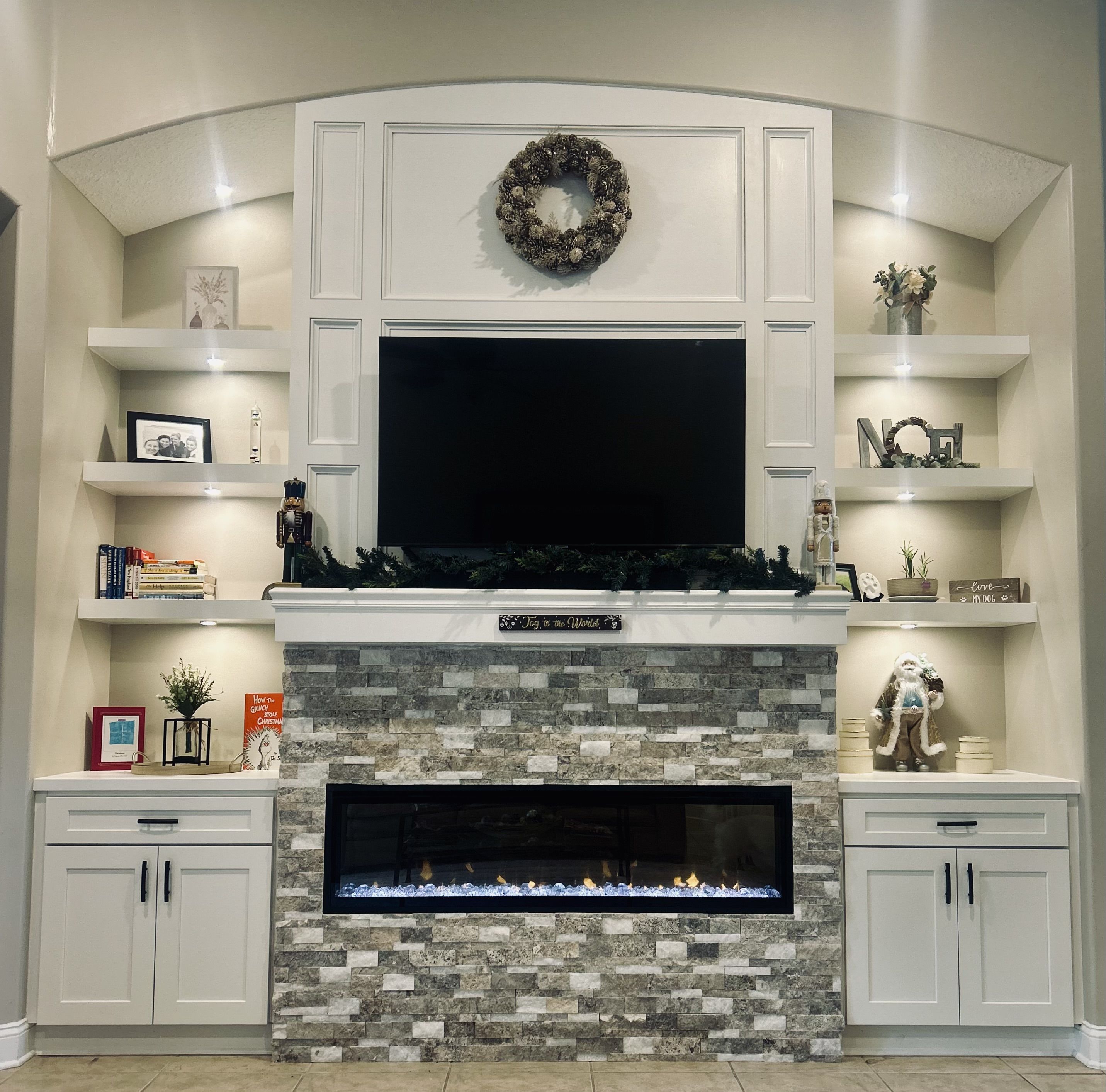 Custom Fireplace built in